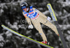 Robert Kranjec (SLO) <br>  <br>  during FIS Ski jumping World cup race in Engelberg, Switzerland. FIS Ski jumping World cup in Engelberg, Switzerland was held on 18th of December 2010.
