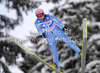 Michael Neumayer (GER) <br>  <br>  during FIS Ski jumping World cup race in Engelberg, Switzerland. FIS Ski jumping World cup in Engelberg, Switzerland was held on 18th of December 2010.

