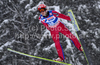 Ville Larinto (FIN) during FIS Ski jumping World cup race in Engelberg, Switzerland. FIS Ski jumping World cup in Engelberg, Switzerland was held on 18th of December 2010.
