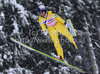 Thomas Morgenstern (AUT) during FIS Ski jumping World cup race in Engelberg, Switzerland. FIS Ski jumping World cup in Engelberg, Switzerland was held on 18th of December 2010.
