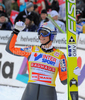 Thomas Morgenstern (AUT) during FIS Ski jumping World cup race in Engelberg, Switzerland. FIS Ski jumping World cup in Engelberg, Switzerland was held on 18th of December 2010.

