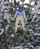 Robert Kranjec (SLO) during FIS Ski jumping World cup race in Engelberg, Switzerland. FIS Ski jumping World cup in Engelberg, Switzerland was held on 18th of December 2010.
