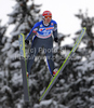 Matti Hautamaeki (FIN) during FIS Ski jumping World cup race in Engelberg, Switzerland. FIS Ski jumping World cup in Engelberg, Switzerland was held on 18th of December 2010.
