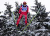 Ville Larinto (FIN) during FIS Ski jumping World cup race in Engelberg, Switzerland. FIS Ski jumping World cup in Engelberg, Switzerland was held on 18th of December 2010.
