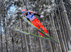Manuel Fettner (AUT) during FIS Ski jumping World cup race in Engelberg, Switzerland. FIS Ski jumping World cup in Engelberg, Switzerland was held on 18th of December 2010.
