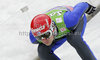 Matti Hautamaeki of Finland on inrun during trial round of day 1 of FIS ski jumping World Cup 2010-2011 finals in Planica, Slovenia. Individual competition on first day of FIS ski jumping World cup finals was held on Friday, 18th of March 2011, in Planica, Slovenia.
