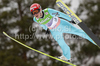 Kalle Keituri of Finland soars through the air in first round of day 1 of FIS ski jumping World Cup 2010-2011 finals in Planica, Slovenia. Individual competition on first day of FIS ski jumping World cup finals was held on Friday, 18th of March 2011, in Planica, Slovenia.
