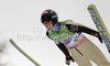 Anders Jacobsen of Norway soars through the air in first round of day 1 of FIS ski jumping World Cup 2010-2011 finals in Planica, Slovenia. Individual competition on first day of FIS ski jumping World cup finals was held on Friday, 18th of March 2011, in Planica, Slovenia.
