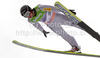 Kamil Stoch of Poland soars through the air in first round of day 1 of FIS ski jumping World Cup 2010-2011 finals in Planica, Slovenia. Individual competition on first day of FIS ski jumping World cup finals was held on Friday, 18th of March 2011, in Planica, Slovenia.
