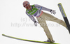 Martin Koch of Austria soars through the air in first round of day 1 of FIS ski jumping World Cup 2010-2011 finals in Planica, Slovenia. Individual competition on first day of FIS ski jumping World cup finals was held on Friday, 18th of March 2011, in Planica, Slovenia.
