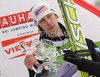 Third placed Martin Koch of Austria celebrate his medal won in day 1 of FIS ski jumping World Cup 2010-2011 finals in Planica, Slovenia. Individual competition on first day of FIS ski jumping World cup finals was held on Friday, 18th of March 2011, in Planica, Slovenia.
