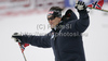 Norwegian coach Mika Kojonkoski skiing down the landing after second round of day 2 of FIS ski jumping World Cup 2010-2011 finals in Planica, Slovenia. Team competition on second day of FIS ski jumping World cup finals was held on Saturday, 19th of March 2011, in Planica, Slovenia.
