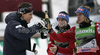 Norwegian coach Mika Kojonkoski saying good bye to his athletes after second round of day 2 of FIS ski jumping World Cup 2010-2011 finals in Planica, Slovenia. Team competition on second day of FIS ski jumping World cup finals was held on Saturday, 19th of March 2011, in Planica, Slovenia.

