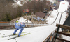 Michael Neumayer of Germany on inrun during trial round of day 2 of FIS ski jumping World Cup 2010-2011 finals in Planica, Slovenia. Team competition on second day of FIS ski jumping World cup finals was held on Saturday, 19th of March 2011, in Planica, Slovenia.
