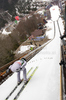 Kamil Stoch of Poland on inrun during trial round of day 2 of FIS ski jumping World Cup 2010-2011 finals in Planica, Slovenia. Team competition on second day of FIS ski jumping World cup finals was held on Saturday, 19th of March 2011, in Planica, Slovenia.
