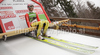Severin Freund of Germany on inrun during trial round of day 2 of FIS ski jumping World Cup 2010-2011 finals in Planica, Slovenia. Team competition on second day of FIS ski jumping World cup finals was held on Saturday, 19th of March 2011, in Planica, Slovenia.
