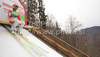Tom Hilde of Norway on inrun during trial round of day 2 of FIS ski jumping World Cup 2010-2011 finals in Planica, Slovenia. Team competition on second day of FIS ski jumping World cup finals was held on Saturday, 19th of March 2011, in Planica, Slovenia.
