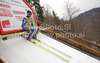 Gregor Schlierenzauer of Austria on inrun during trial round of day 2 of FIS ski jumping World Cup 2010-2011 finals in Planica, Slovenia. Team competition on second day of FIS ski jumping World cup finals was held on Saturday, 19th of March 2011, in Planica, Slovenia.
