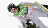 Kamil Stoch of Poland soars through the air during first round of day 2 of FIS ski jumping World Cup 2010-2011 finals in Planica, Slovenia. Team competition on second day of FIS ski jumping World cup finals was held on Saturday, 19th of March 2011, in Planica, Slovenia.
