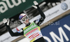 Gregor Schlierenzauer of Austria reacts in outrun of second round of day 2 of FIS ski jumping World Cup 2010-2011 finals in Planica, Slovenia. Team competition on second day of FIS ski jumping World cup finals was held on Saturday, 19th of March 2011, in Planica, Slovenia.
