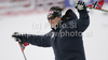 Norwegian coach Mika Kojonkoski skiing down the landing after second round of day 2 of FIS ski jumping World Cup 2010-2011 finals in Planica, Slovenia. Team competition on second day of FIS ski jumping World cup finals was held on Saturday, 19th of March 2011, in Planica, Slovenia.

