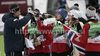 Norwegian coach Mika Kojonkoski saying good bye to his athletes after second round of day 2 of FIS ski jumping World Cup 2010-2011 finals in Planica, Slovenia. Team competition on second day of FIS ski jumping World cup finals was held on Saturday, 19th of March 2011, in Planica, Slovenia.
