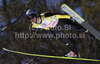 Thomas Morgenstern of Austria soars through the air during first round of day 3 of FIS ski jumping World Cup 2010-2011 finals in Planica, Slovenia. Last individual competition of season on day 3 of FIS ski jumping World cup finals was held on Sunday, 20th of March 2011, in Planica, Slovenia.
