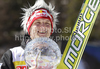 Winner Thomas Morgenstern of Austria celebrates World cup overall medal won in FIS ski jumping World Cup 2010-2011. Final race of  FIS ski jumping World cup 2010-2011 was held on Sunday, 20th of March 2011, in Planica, Slovenia.
