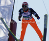 Matti Hautamaeki of Finland soars through the air during 1st round of Flying hill individual competition of FIS World cup ski jumping  finals in Planica, Slovenia. Flying hill Individual competition FIS World ski jumping finals was held on Friday, 16th of March 2012, in Planica, Slovenia.
