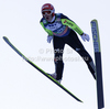 Richard Freitag of Germany soars through the air during 1st round of Flying hill individual competition of FIS World cup ski jumping  finals in Planica, Slovenia. Flying hill Individual competition FIS World ski jumping finals was held on Friday, 16th of March 2012, in Planica, Slovenia.
