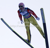 Severin Freund of Germany soars through the air during 1st round of Flying hill individual competition of FIS World cup ski jumping  finals in Planica, Slovenia. Flying hill Individual competition FIS World ski jumping finals was held on Friday, 16th of March 2012, in Planica, Slovenia.
