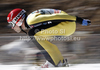 Matti Hautamaeki of Finland on inrun during the trial round of the Flying hill team competition of FIS World cup ski jumping  finals in Planica, Slovenia. Flying hill Team competition FIS World ski jumping finals was held on Saturday, 17th of March 2012, in Planica, Slovenia.
