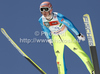 Severin Freund of Germany soars through the air during the first round of the Flying hill team competition of FIS World cup ski jumping  finals in Planica, Slovenia. Flying hill Team competition FIS World ski jumping finals was held on Saturday, 17th of March 2012, in Planica, Slovenia.
