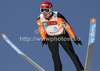 Anssi Koivuranta of Finland soars through the air during the first round of the Flying hill team competition of FIS World cup ski jumping  finals in Planica, Slovenia. Flying hill Team competition FIS World ski jumping finals was held on Saturday, 17th of March 2012, in Planica, Slovenia.
