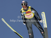 Gregor Schlierenzauer of Austria soars through the air during the first round of the Flying hill team competition of FIS World cup ski jumping  finals in Planica, Slovenia. Flying hill Team competition FIS World ski jumping finals was held on Saturday, 17th of March 2012, in Planica, Slovenia.
