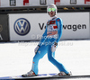 Maximilian Mechler of Germany reacts in the outrun of the Flying hill team competition of FIS World cup ski jumping  finals in Planica, Slovenia. Flying hill Team competition FIS World ski jumping finals was held on Saturday, 17th of March 2012, in Planica, Slovenia.
