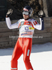 Bjoern Einar Romoeren of Norway reacts in the outrun of the Flying hill team competition of FIS World cup ski jumping  finals in Planica, Slovenia. Flying hill Team competition FIS World ski jumping finals was held on Saturday, 17th of March 2012, in Planica, Slovenia.
