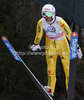 Maximilian Mechler of Germany soars through the air during the trial round of the Flying hill Individual competition of FIS World cup ski jumping  finals in Planica, Slovenia. Flying hill Individual  competition FIS World ski jumping finals was held on Sunday, 18th of March 2012, in Planica, Slovenia.
