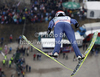 Janne Happonen of Finland soars through the air during the trial round of the Flying hill Individual competition of FIS World cup ski jumping  finals in Planica, Slovenia. Flying hill Individual  competition FIS World ski jumping finals was held on Sunday, 18th of March 2012, in Planica, Slovenia.
