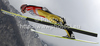 Severin Freund of Germany soars through the air during the first round of the Flying hill Individual competition of FIS World cup ski jumping  finals in Planica, Slovenia. Flying hill Individual  competition FIS World ski jumping finals was held on Sunday, 18th of March 2012, in Planica, Slovenia.
