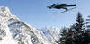 Gregor Deschwanden of Switzerland soars through the air during first round of day 1 in FIS Ski jumping World cup finals in Planica, Slovenia. FIS ski jumping World cup finals were held on HS215 ski flying hill in Planica, Slovenia, on Friday, 22nd of March 2013.
