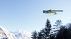 Peter Prevc of Slovenia soars through the air during first round of day 1 in FIS Ski jumping World cup finals in Planica, Slovenia. FIS ski jumping World cup finals were held on HS215 ski flying hill in Planica, Slovenia, on Friday, 22nd of March 2013.
