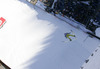 Robert Kranjec of Slovenia soars through the air during first round of day 1 in FIS Ski jumping World cup finals in Planica, Slovenia. FIS ski jumping World cup finals were held on HS215 ski flying hill in Planica, Slovenia, on Friday, 22nd of March 2013.
