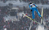 Rune Velta of Norway soars through the air during team competition on day 2 in FIS Ski jumping World cup finals in Planica, Slovenia. Team competition of FIS ski jumping World cup finals was held on HS215 ski flying hill in Planica, Slovenia, on Saturday, 23rd of March 2013.
