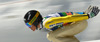 Peter Prevc of Slovenia on in run during team competition on day 2 in FIS Ski jumping World cup finals in Planica, Slovenia. Team competition of FIS ski jumping World cup finals was held on HS215 ski flying hill in Planica, Slovenia, on Saturday, 23rd of March 2013.
