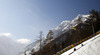 Roberto Dellasega of Italy soars through the air during team competition on day 2 in FIS Ski jumping World cup finals in Planica, Slovenia. Team competition of FIS ski jumping World cup finals was held on HS215 ski flying hill in Planica, Slovenia, on Saturday, 23rd of March 2013.
