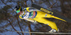 Peter Prevc of Slovenia soars through the air during team competition on day 2 in FIS Ski jumping World cup finals in Planica, Slovenia. Team competition of FIS ski jumping World cup finals was held on HS215 ski flying hill in Planica, Slovenia, on Saturday, 23rd of March 2013.

