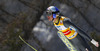 Gregor Schlierenzauer of Austria soars through the air during team competition on day 2 in FIS Ski jumping World cup finals in Planica, Slovenia. Team competition of FIS ski jumping World cup finals was held on HS215 ski flying hill in Planica, Slovenia, on Saturday, 23rd of March 2013.
