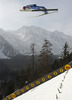 Richard Freitag of Germany soars through the air during team competition on day 2 in FIS Ski jumping World cup finals in Planica, Slovenia. Team competition of FIS ski jumping World cup finals was held on HS215 ski flying hill in Planica, Slovenia, on Saturday, 23rd of March 2013.
