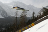 Gregor Schlierenzauer of Austria soars through the air during team competition on day 2 in FIS Ski jumping World cup finals in Planica, Slovenia. Team competition of FIS ski jumping World cup finals was held on HS215 ski flying hill in Planica, Slovenia, on Saturday, 23rd of March 2013.
